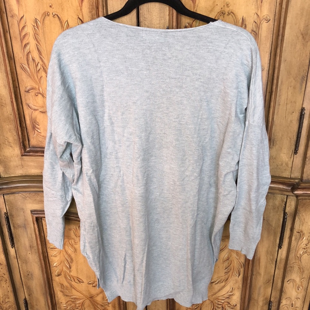 Dreamers Basic V-Neck Tunic Sweater - image 3